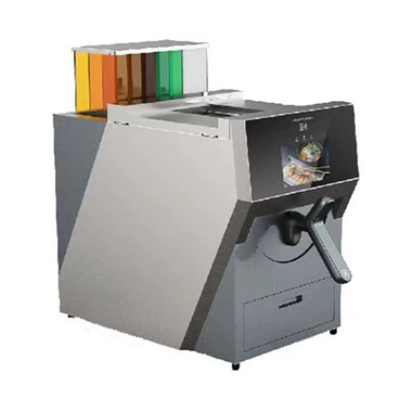 220V Multifunktions-Elektro-Wok, automatische Koch- und Rührpfanne